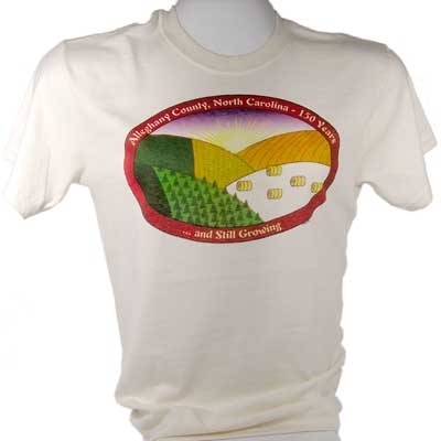 Country Farm Scene T-Shirt - Click Image to Close